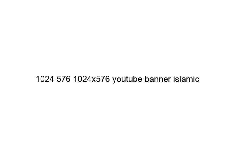 1024 576 1024x576 youtube banner islamic