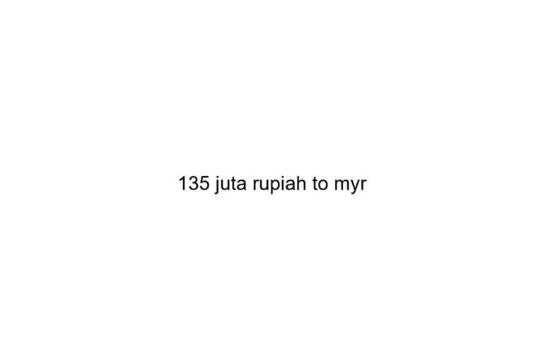 135 juta rupiah to myr