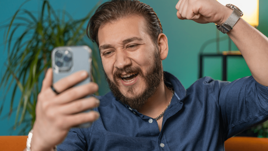 a person taking a selfie