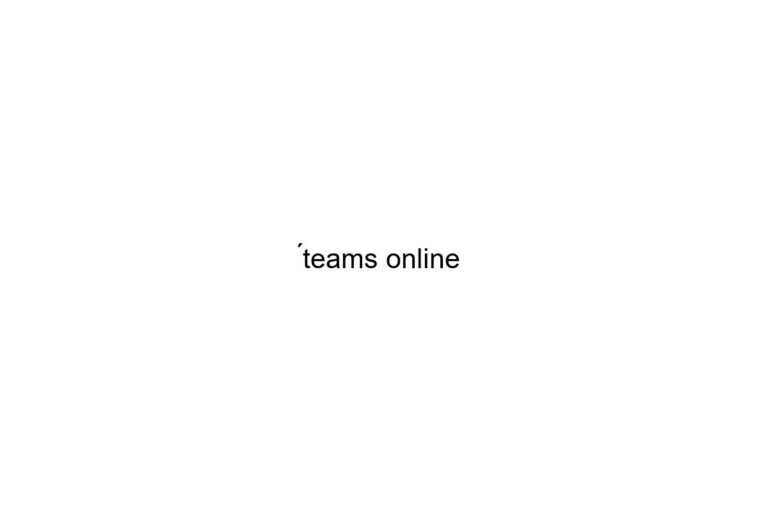 teams online