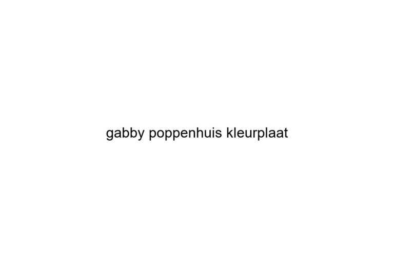 gabby poppenhuis kleurplaat