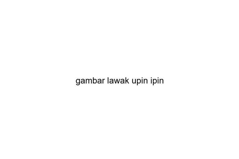 gambar lawak upin ipin