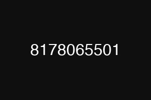 8178065501
