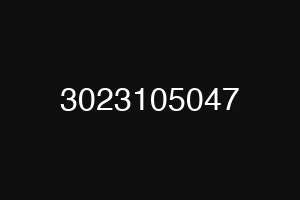 3023105047