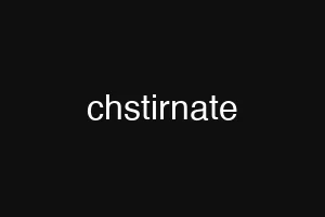 chstirnate